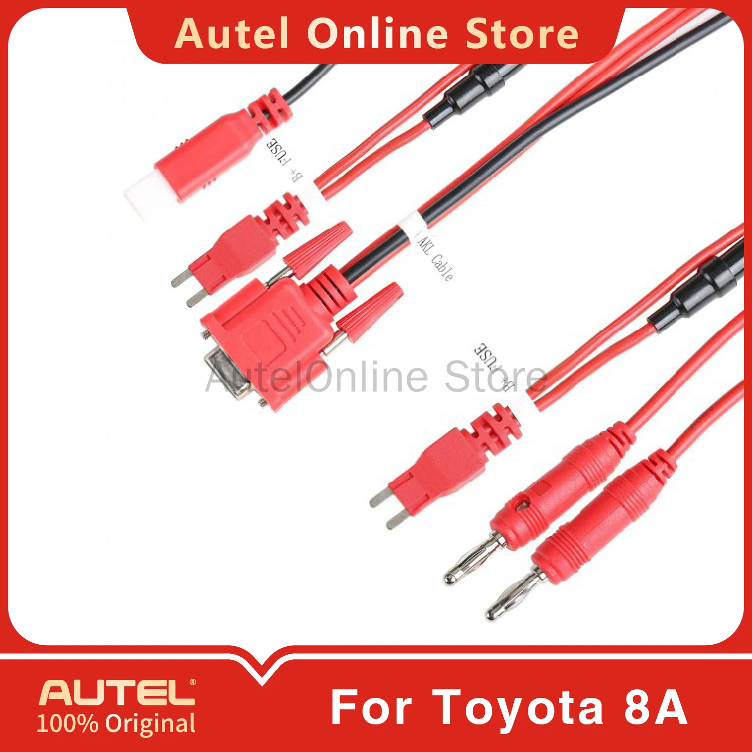 Жгут проводов AUTEL Toyota 8A работает с APB112 G-Box3 и IM608 II IM508 
Жгут проводов AUTEL Toyota 8A работает с APB112 G-Box3 и IM608 II IM508