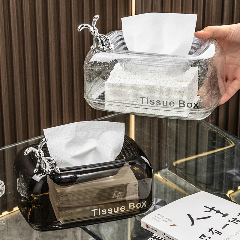 Sink Tissue Box Transparent Household Living Room Tabletop Creative Luxury Paper Holder
Sink Tissue Box Transparent Household Living Room Tabletop Creative Luxury Paper Holder