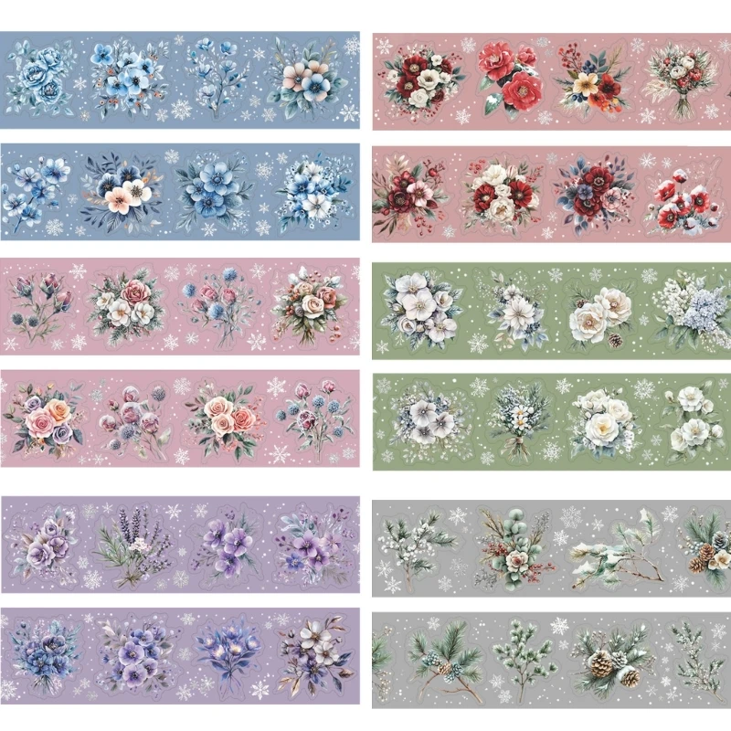 D5BB Flower Pattern Sticker Waterproof Adhesive PET Sticker for Notebook Scrapbooking Phone Case School Art Craft Project
D5BB Flower Pattern Sticker Waterproof Adhesive PET Sticker for Notebook Scrapbooking Phone Case School Art Craft Project