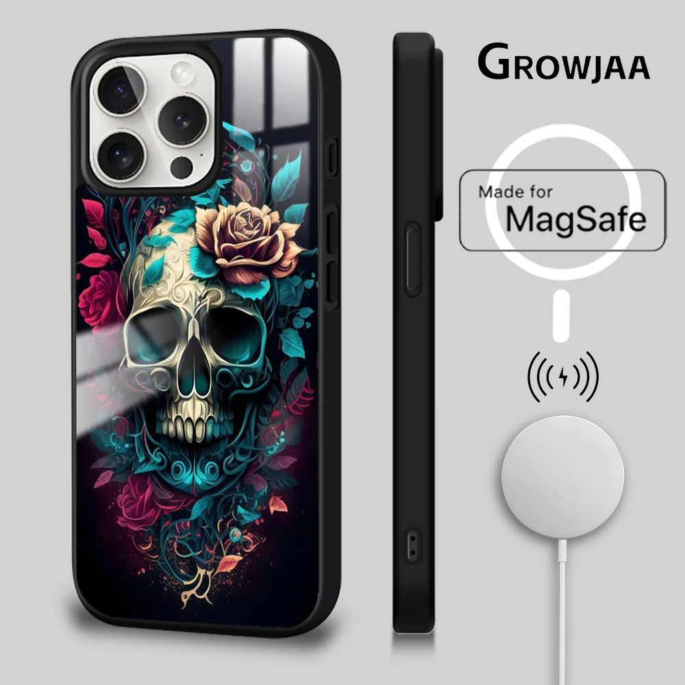 Skull Oil painting art Personalized Phone Case For iPhone 15 14 13 12 11 Pro Max Plus Mini Mirror Magnetic Cover Magsafe Case
Skull Oil painting art Personalized Phone Case For iPhone 15 14 13 12 11 Pro Max Plus Mini Mirror Magnetic Cover Magsafe Case