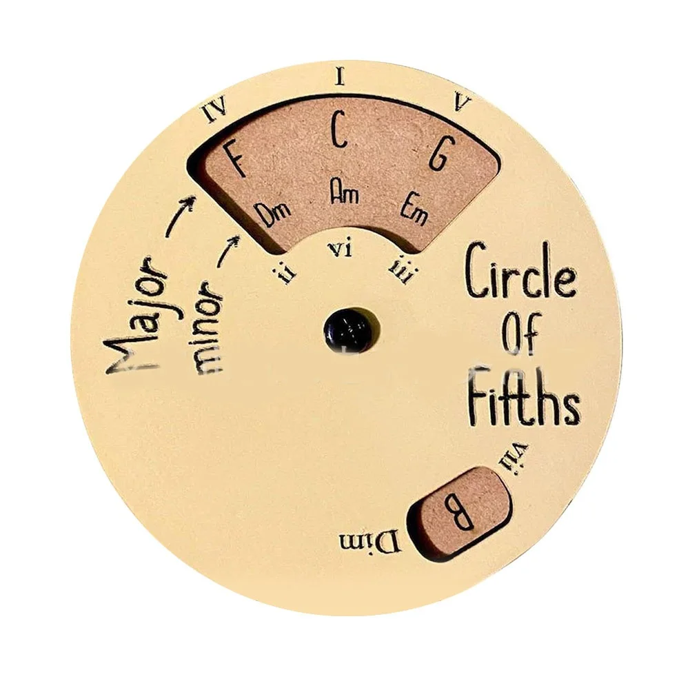 1pc Chord Wheel Solid Construction All-in-1 Tool Wooden 12*12*1cm Lightweight Music Instruments Electric Guitar Accessories
1pc Chord Wheel Solid Construction All-in-1 Tool Wooden 12*12*1cm Lightweight Music Instruments Electric Guitar Accessories