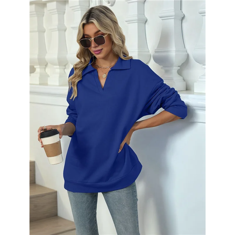 NEW-Womens Long Sleeve Tops Collared V Neck Polo- Shirts Lightweight- Sweatshirt 2025 Fall Fashion Clothes
NEW-Womens Long Sleeve Tops Collared V Neck Polo- Shirts Lightweight- Sweatshirt 2025 Fall Fashion Clothes