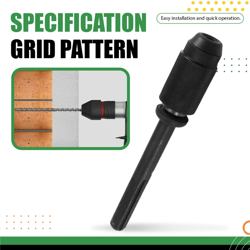 AT43-Conversion Rod Chuck Converter Five-Hole To Four-Hole Black Electric Hammer Conversion Rod Checkered
AT43-Conversion Rod Chuck Converter Five-Hole To Four-Hole Black Electric Hammer Conversion Rod Checkered