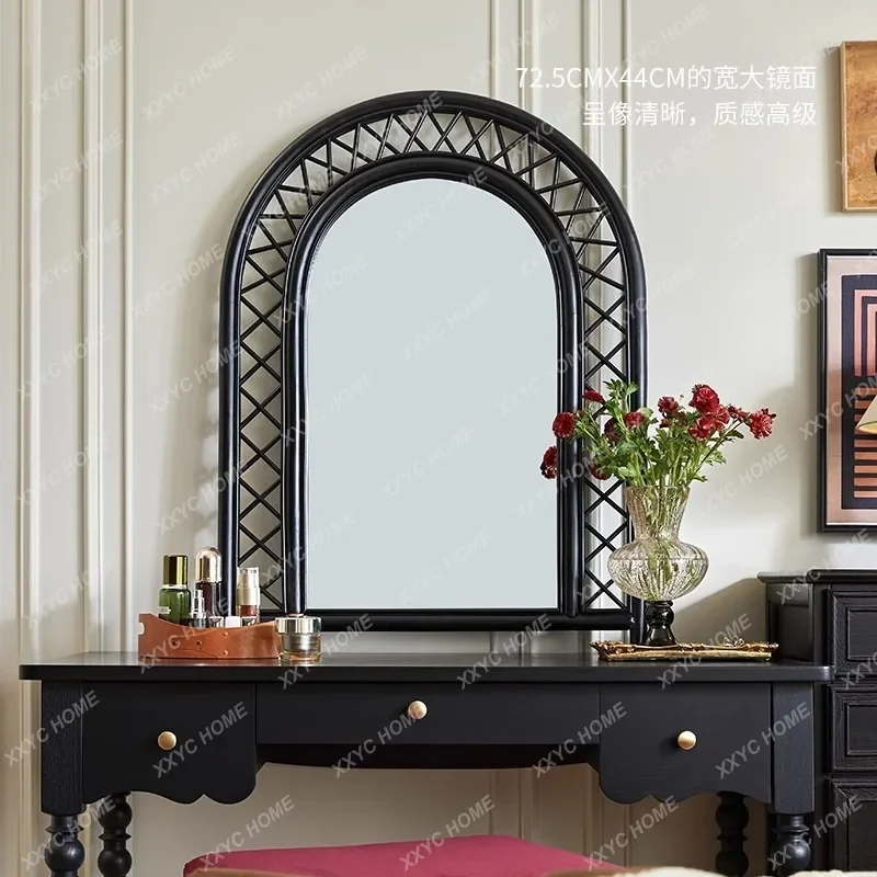 KFrench retro bedroom rattan dresser full-body mirror full-length mirror cloakroom floor mirror
KFrench retro bedroom rattan dresser full-body mirror full-length mirror cloakroom floor mirror