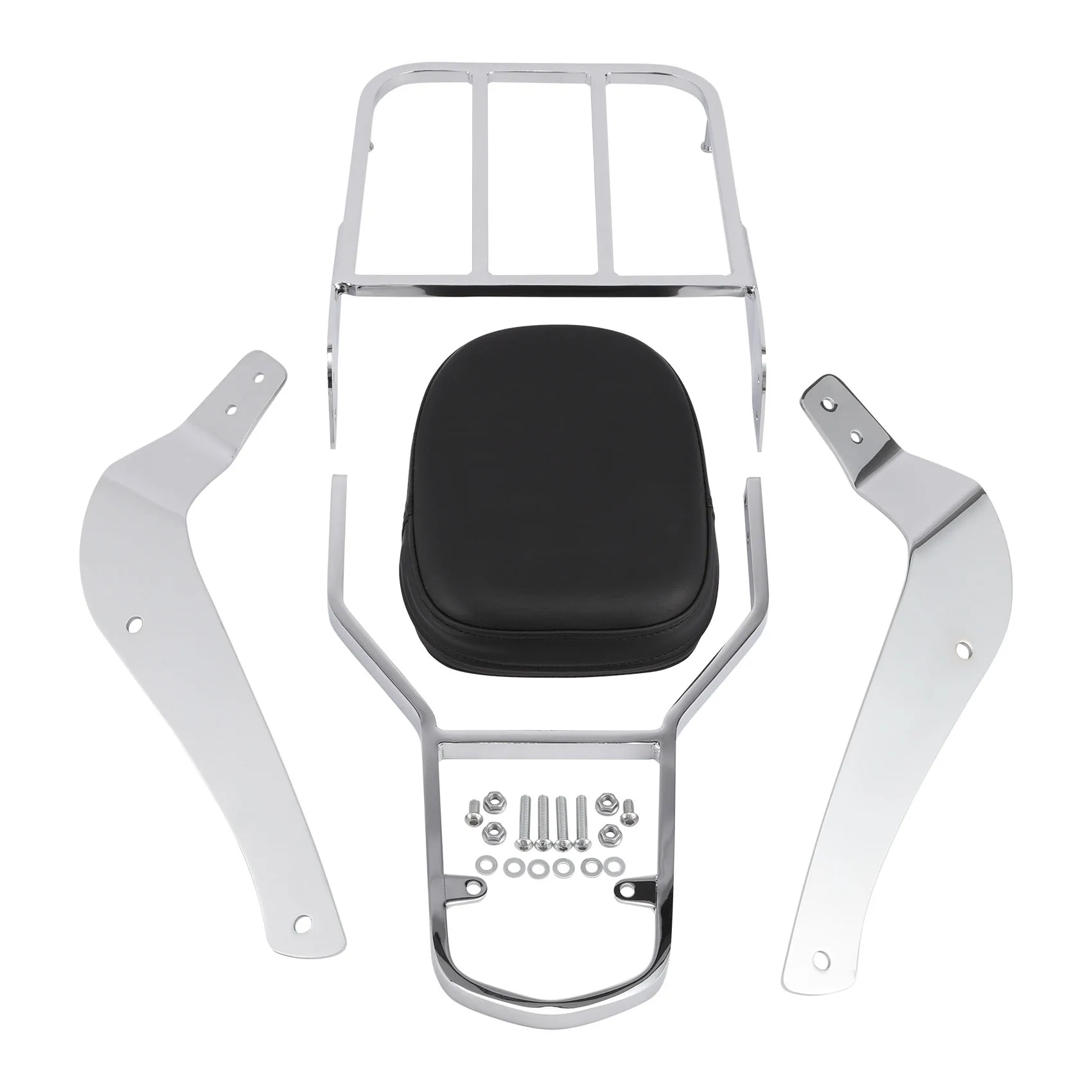 Backrest Sissy Bar Luggage Rack Fit For Suzuki Boulevard C50 2005-11 VL800 01-11
Backrest Sissy Bar Luggage Rack Fit For Suzuki Boulevard C50 2005-11 VL800 01-11