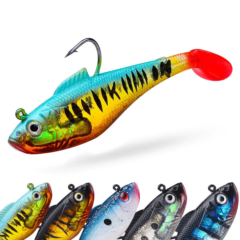 1pcs Soft Tail Fishing Bait 5cm-3.6g 8cm-9.5g 11cm-24.6g Silicone Simulation Lifelike Lure for Bass Swimbait Jig hook dw6085
1pcs Soft Tail Fishing Bait 5cm-3.6g 8cm-9.5g 11cm-24.6g Silicone Simulation Lifelike Lure for Bass Swimbait Jig hook dw6085