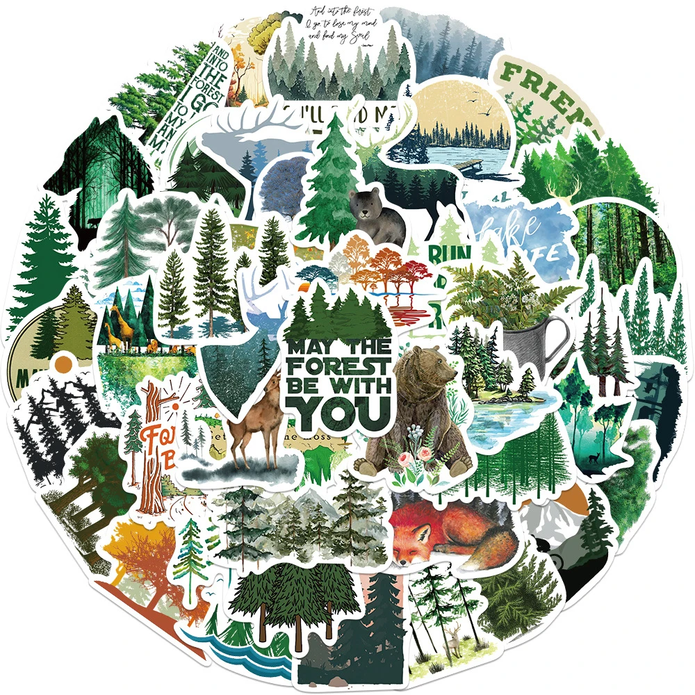 10/30/50pcs Cartoon Outdoor Green Natural Forest Stickers Animal Decals Laptop Phone Scrapbook Suitcase Car Decoration Sticker
10/30/50pcs Cartoon Outdoor Green Natural Forest Stickers Animal Decals Laptop Phone Scrapbook Suitcase Car Decoration Sticker