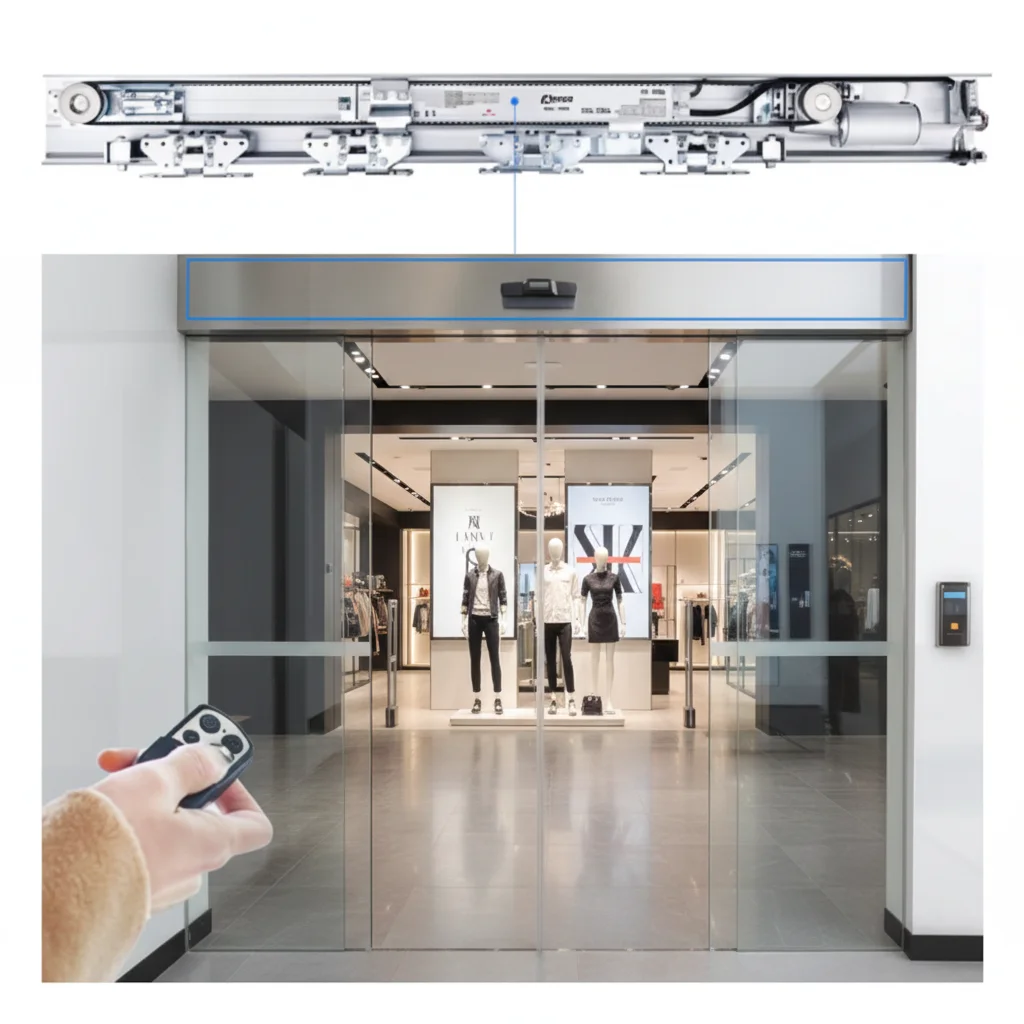 DEPER Modern 125A 150kg MechanStartism System Operators Double/Single Glass Sliding Door Opener
DEPER Modern 125A 150kg MechanStartism System Operators Double/Single Glass Sliding Door Opener