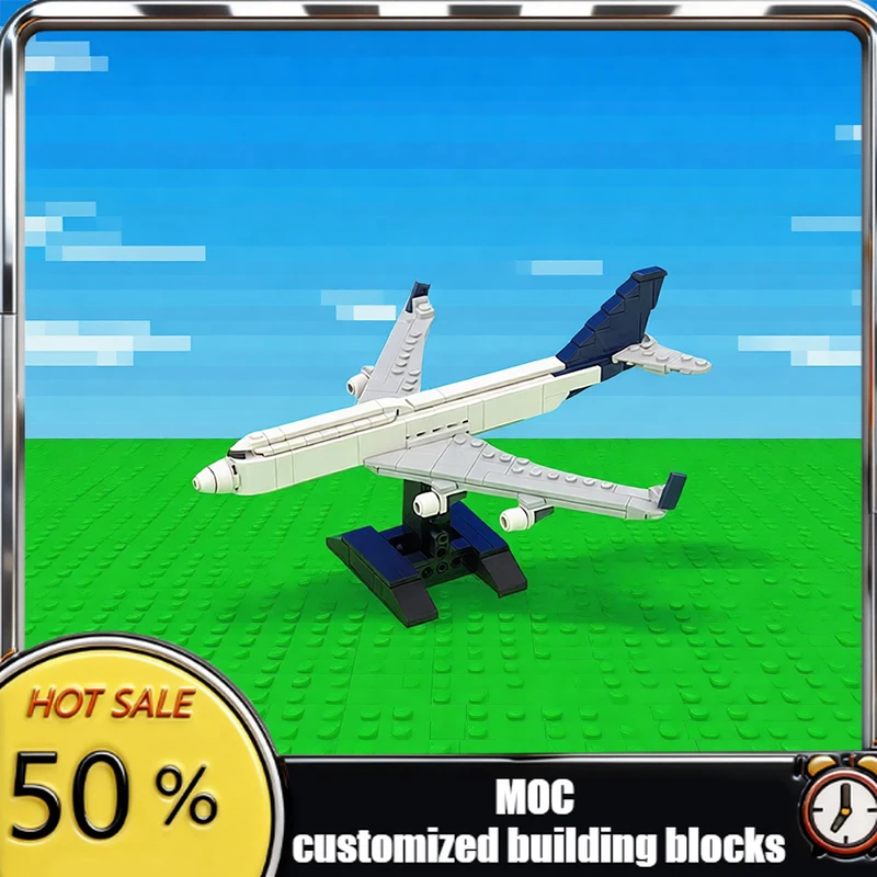 280 PCS Plane Bricks Boeing 747 -400 | 1:300 Scale MOC Customize Modular Building Block Technology Kids DIY Toy Birthday Gift
280 PCS Plane Bricks Boeing 747 -400 | 1:300 Scale MOC Customize Modular Building Block Technology Kids DIY Toy Birthday Gift