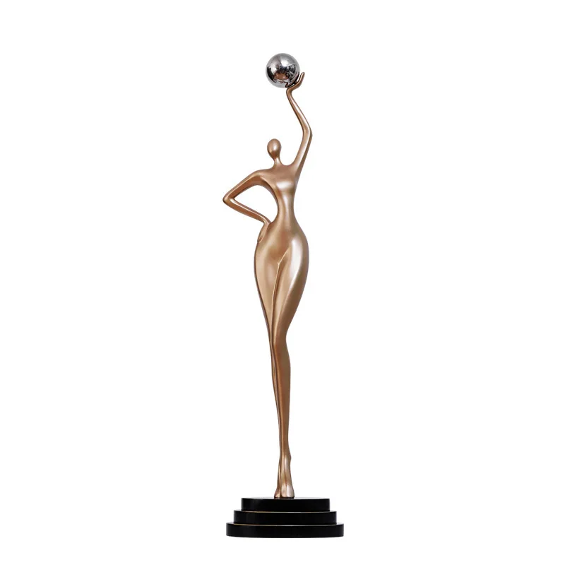 Living room decoration TV cabinet ornament light luxury high sense entrance art figure sculpture
Living room decoration TV cabinet ornament light luxury high sense entrance art figure sculpture