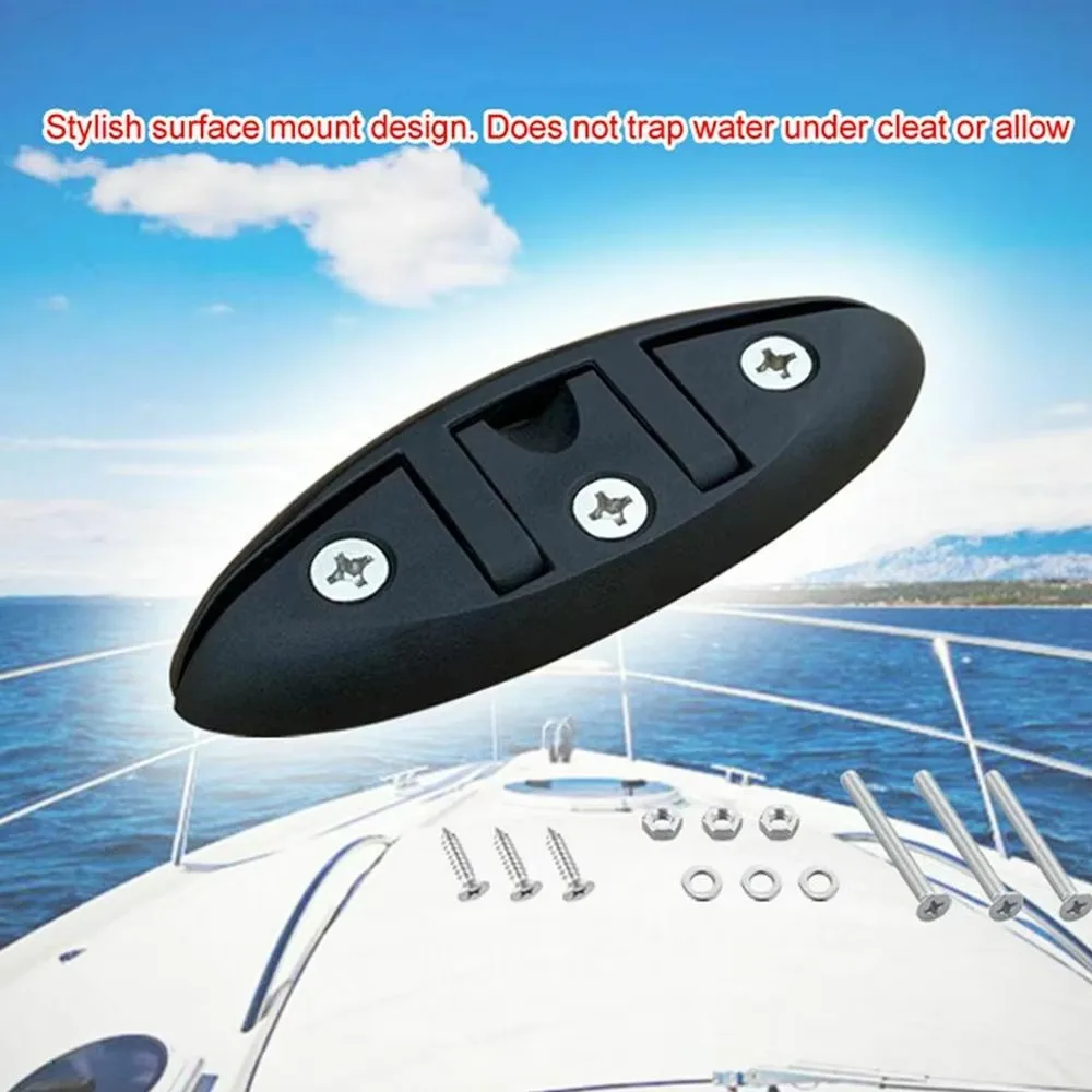 Solid Nylon Pull Up Cleat Dock Lightweight High Strength Deck Line Rope Folding Durable Boat Supplies Sailboats
Solid Nylon Pull Up Cleat Dock Lightweight High Strength Deck Line Rope Folding Durable Boat Supplies Sailboats