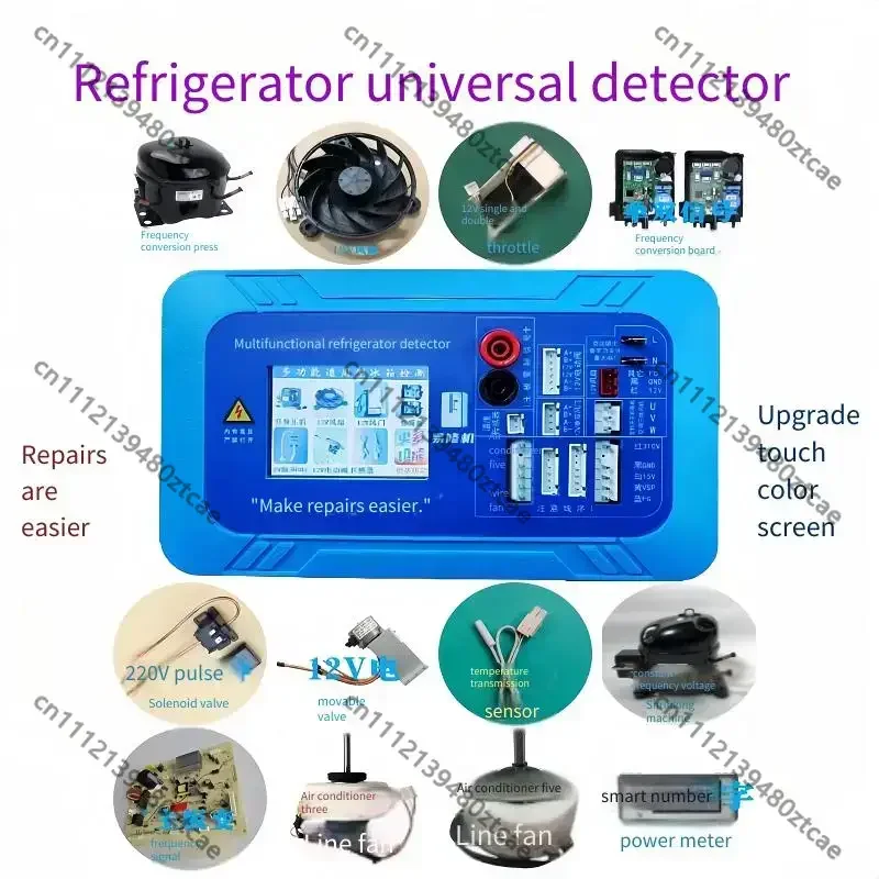 Refrigerator Inverter Detector, Compressor Frequency Conversion Board Tester, Fan Air Door Solenoid Valve Detection Tool
Refrigerator Inverter Detector, Compressor Frequency Conversion Board Tester, Fan Air Door Solenoid Valve Detection Tool