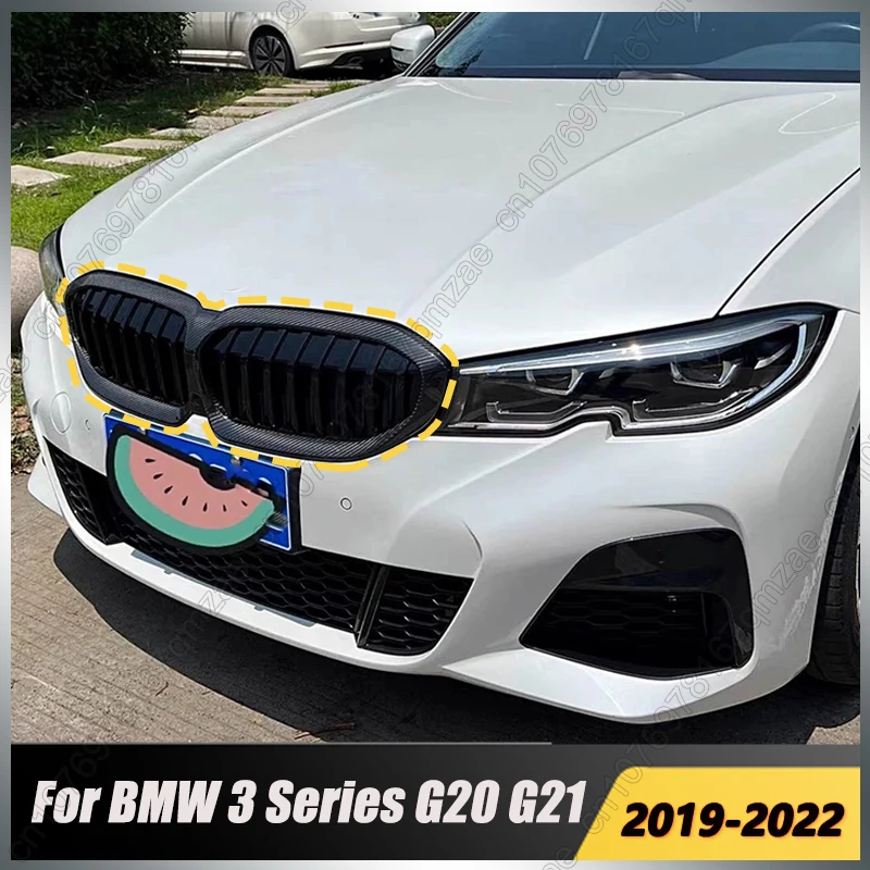 ABS Carbon Fiber Look Car Front Bumper Grille For BMW 3 Series G20 G21 318i 320i M340i 2019-2022 Single Slat Racing Grills
ABS Carbon Fiber Look Car Front Bumper Grille For BMW 3 Series G20 G21 318i 320i M340i 2019-2022 Single Slat Racing Grills