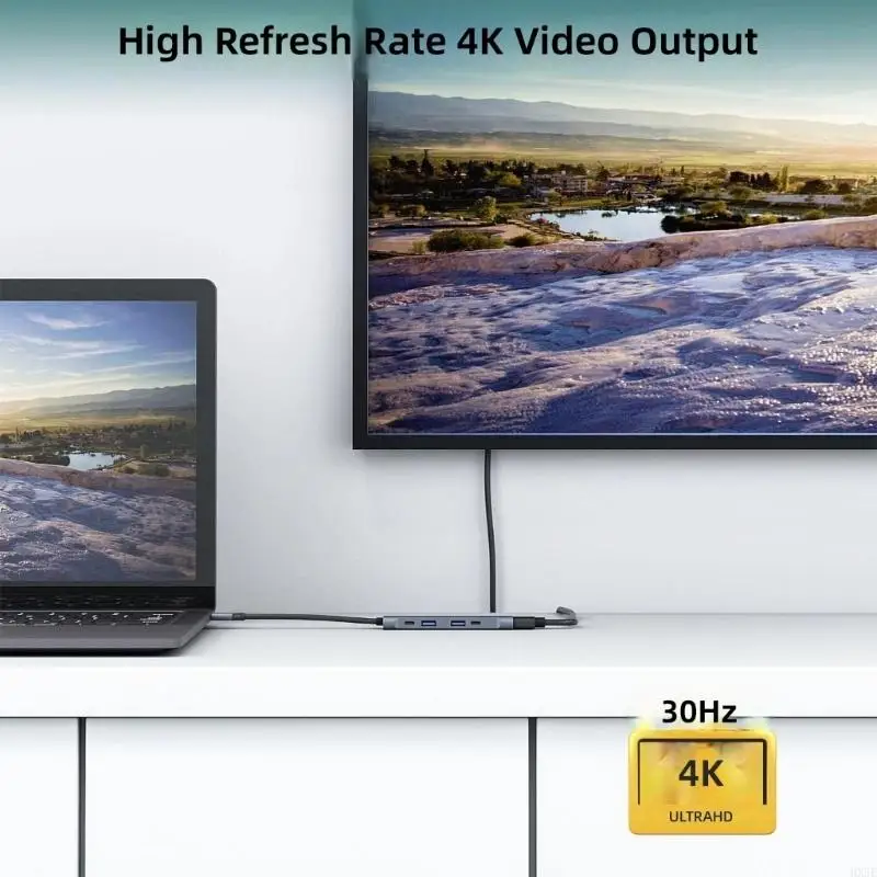 Efficient Type C Expansion Hubs With HDTV Support Fast File Transfer Metal Case HX5E
Efficient Type C Expansion Hubs With HDTV Support Fast File Transfer Metal Case HX5E