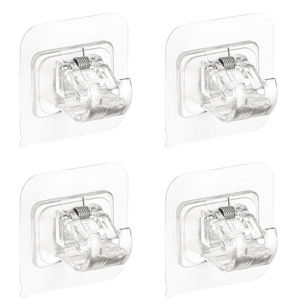 4pcs 4 Pieces Curtain Rod Holder Adhesive Hooks Clips for Drapes Wall Clamps Fixing Hangers Pasting Bathroom Accessory Shower
4pcs 4 Pieces Curtain Rod Holder Adhesive Hooks Clips for Drapes Wall Clamps Fixing Hangers Pasting Bathroom Accessory Shower