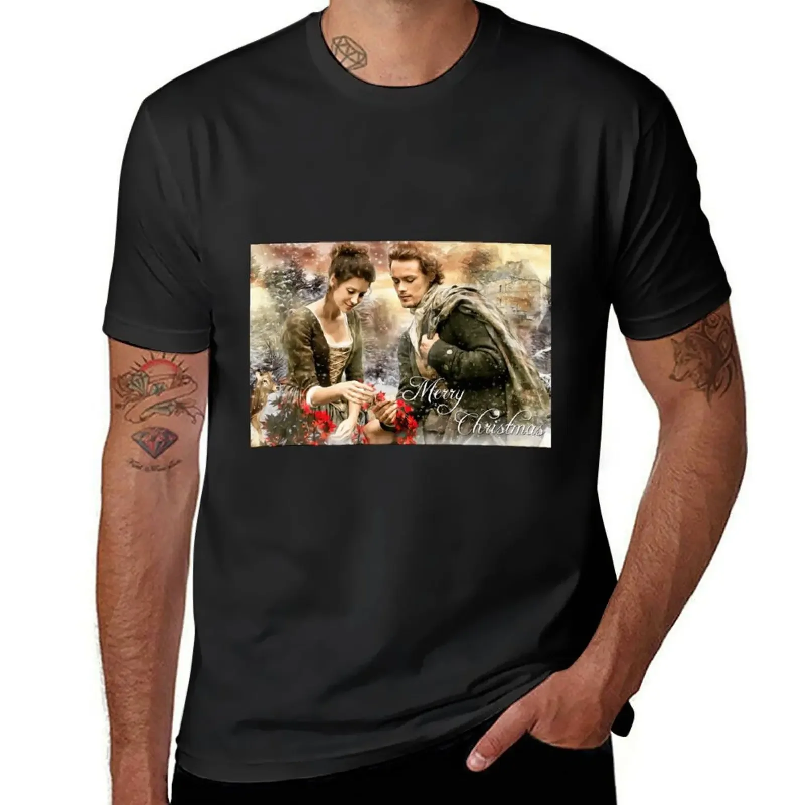 Outlander Merry Christmas T-Shirt anime figures new edition summer top mens vintage t shirts
Outlander Merry Christmas T-Shirt anime figures new edition summer top mens vintage t shirts