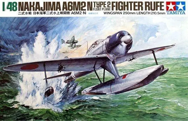 Tamiya 61017 1/48 Model Kit Nakajima A6M2-N Type-2 Float Plane Fighter(Rufe)
Tamiya 61017 1/48 Model Kit Nakajima A6M2-N Type-2 Float Plane Fighter(Rufe)