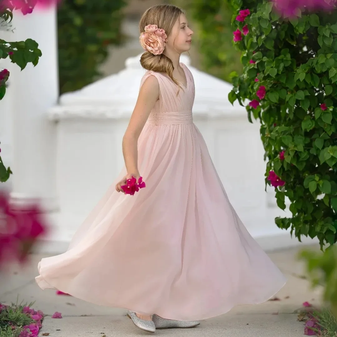 Платье для девочки на заказ, розовое, из шифона, однотонное, плиссированное, без рукавов, подходит для свадеб, банкетов, в стиле принцессы, на день рождения
Платье для девочки на заказ, розовое, из шифона, однотонное, плиссированное, без рукавов, подходит для свадеб, банкетов, в стиле принцессы, на день рождения