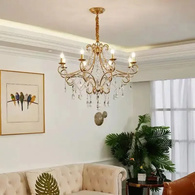 Industrial Style Iron Crystal Chandelier Modern Luxury Boutique Country For Hallway Living/Dining Room Bedroom Home Light
Industrial Style Iron Crystal Chandelier Modern Luxury Boutique Country For Hallway Living/Dining Room Bedroom Home Light