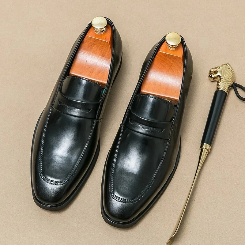 2026 Men's Loafers, Genuine Leather Slip-On Shoes, British Business Casual, Sizes 38 to 48
2026 Men's Loafers, Genuine Leather Slip-On Shoes, British Business Casual, Sizes 38 to 48