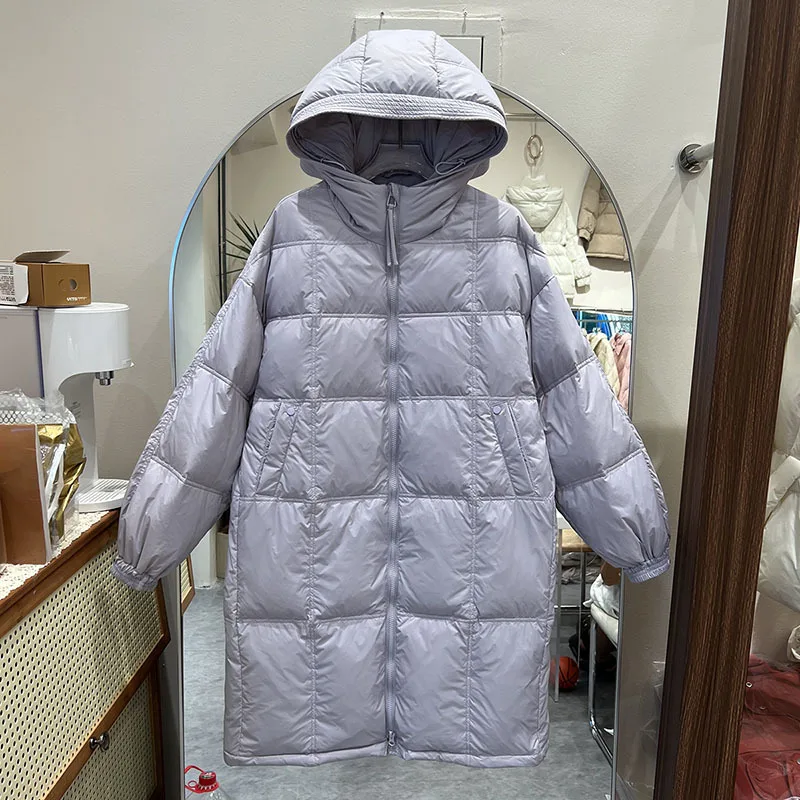 Women Winter Jacket New Long Hooded 2023 90% White Duck Down Oversize Puffer Coat Loose Thick Warm Parka Female Outwear
Women Winter Jacket New Long Hooded 2023 90% White Duck Down Oversize Puffer Coat Loose Thick Warm Parka Female Outwear