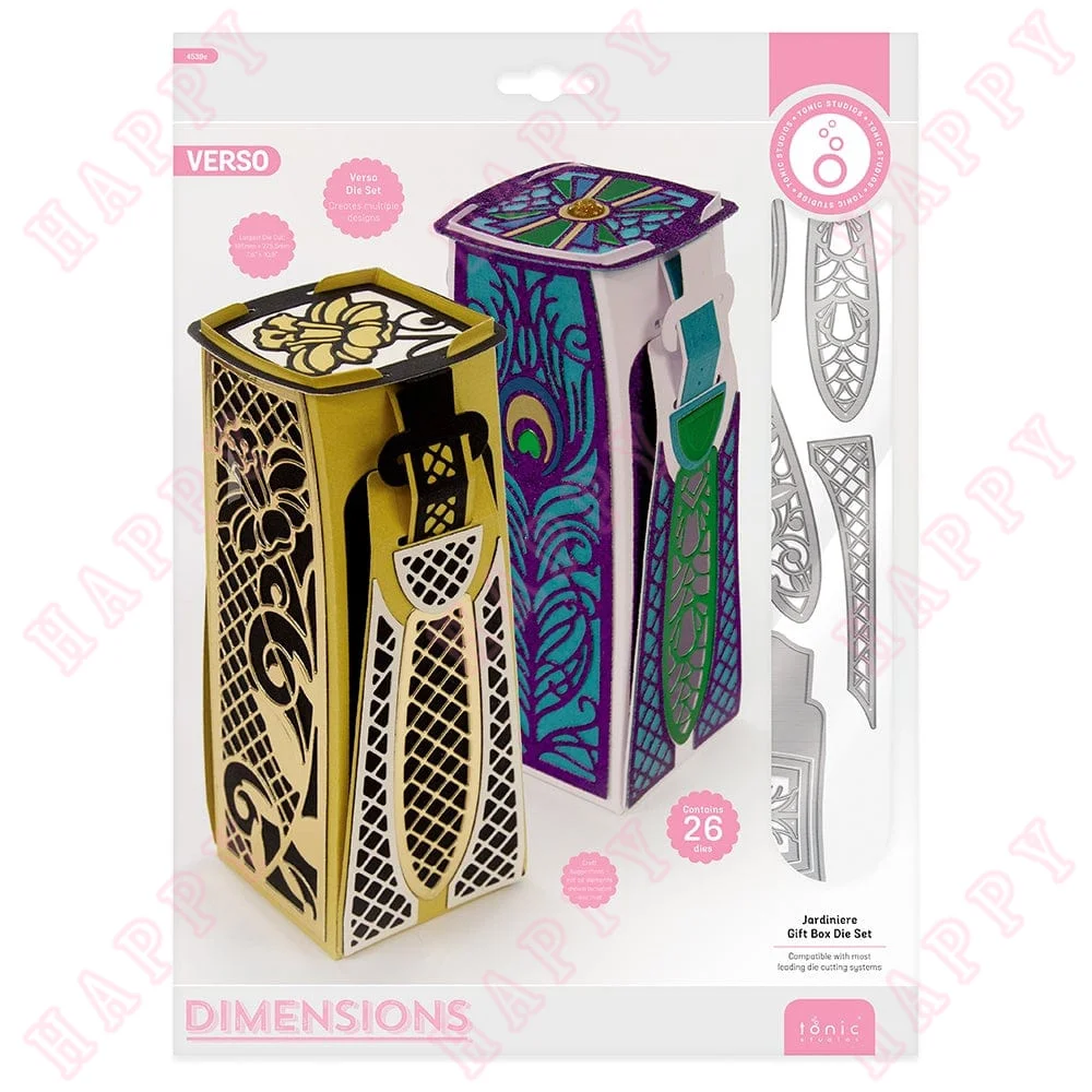 Jardiniere Gift Box Metal Cutting Dies DIY Scrapbook Envelope Greeting Card Decorative Embossing Handcraft Paper Craft Template
Jardiniere Gift Box Metal Cutting Dies DIY Scrapbook Envelope Greeting Card Decorative Embossing Handcraft Paper Craft Template