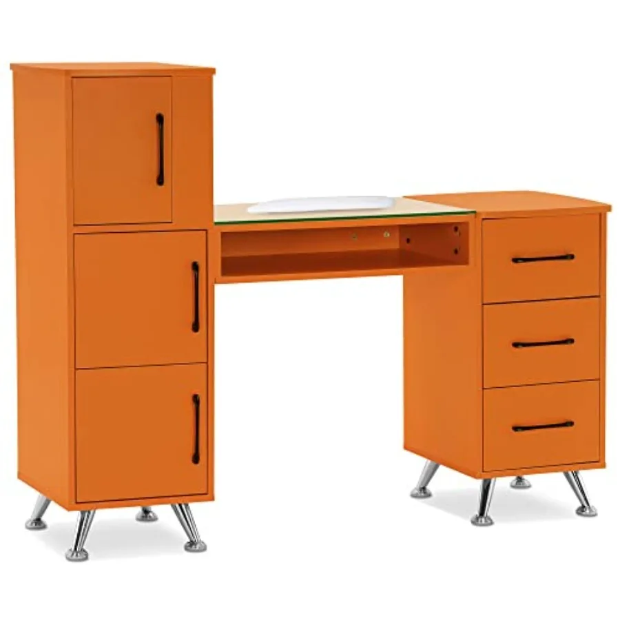 Manicure Table, Nail Makeup Desk with Drawers, Storage Beauty Salon Workstation 2611
Manicure Table, Nail Makeup Desk with Drawers, Storage Beauty Salon Workstation 2611