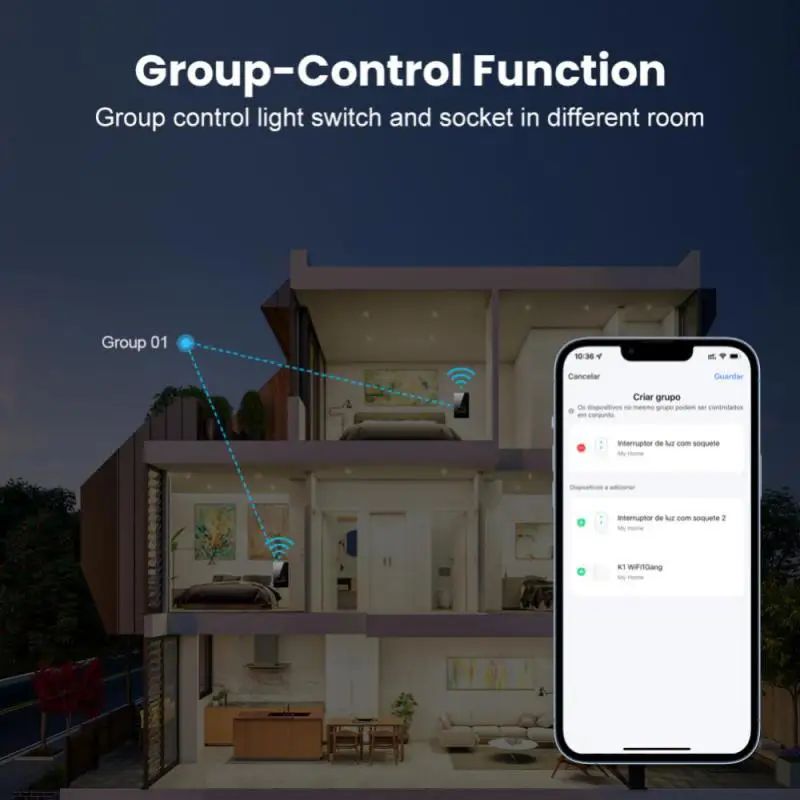 TUYA ZigBee Wi-Fi Smart Switch Socket Бразилия Сенсорная панель Голосовое управление Умный дом работает с приложением Smart Life через Alexa Google Home
TUYA ZigBee Wi-Fi Smart Switch Socket Бразилия Сенсорная панель Голосовое управление Умный дом работает с приложением Smart Life через Alexa Google Home