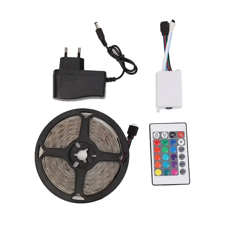 12V LED Light Strip 2835 RGB Set Colorful Color Changing 60 Lights 5 Meters 12V1A Adapter Light Strip
12V LED Light Strip 2835 RGB Set Colorful Color Changing 60 Lights 5 Meters 12V1A Adapter Light Strip
