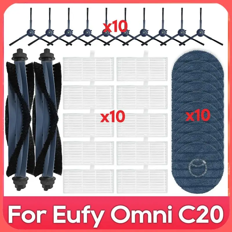 AA89-For Eufy Omni C20 Robot Vacuum Cleaner Main Side Brush Filter Mop Cloth Spare Parts Accessories
AA89-For Eufy Omni C20 Robot Vacuum Cleaner Main Side Brush Filter Mop Cloth Spare Parts Accessories