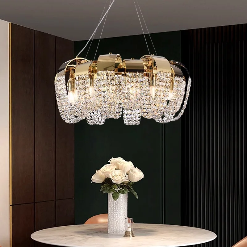 Modern home decoration crystal chandelier, stair Pendant lamp, living room Pendant lights, interior lighting
Modern home decoration crystal chandelier, stair Pendant lamp, living room Pendant lights, interior lighting