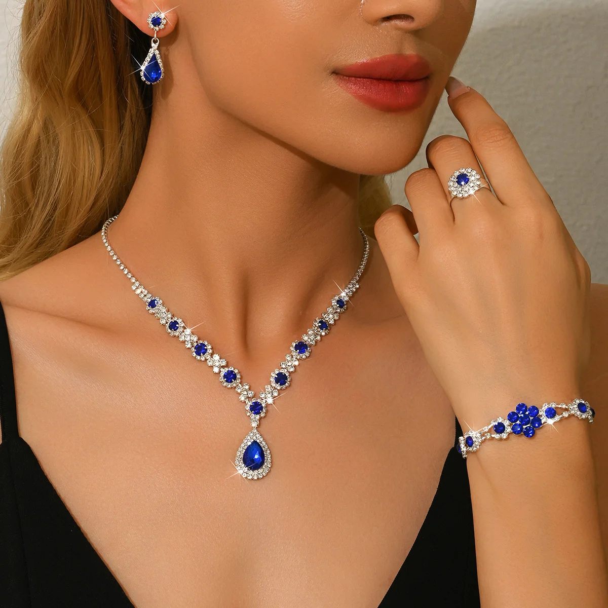 2026 New Edition Gemstone Wedding Jewelry - Luxurious Drop Style Fashion Evening Set Wedding accessories
2026 New Edition Gemstone Wedding Jewelry - Luxurious Drop Style Fashion Evening Set Wedding accessories