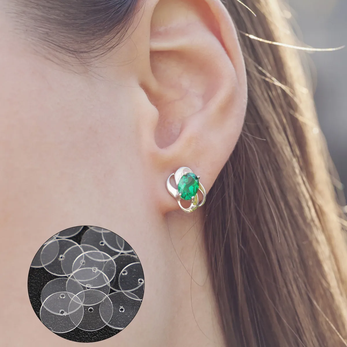 200Pcs Transparent Earring Backs Plastic Safety Stoppers for Studs Droopy Large Earrings Clear Earring Backings Replacements
200Pcs Transparent Earring Backs Plastic Safety Stoppers for Studs Droopy Large Earrings Clear Earring Backings Replacements