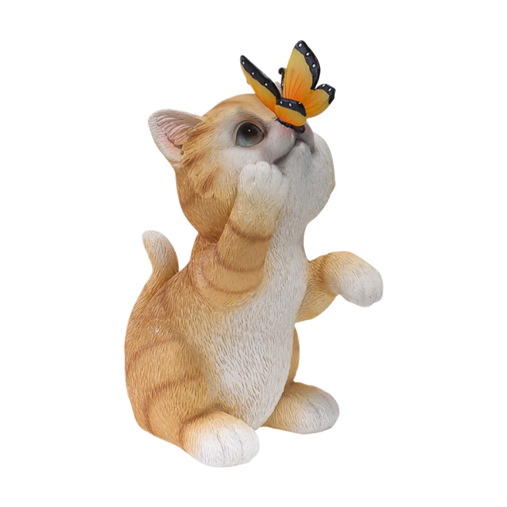 Solar Cat/Rabbit/Dog Butterfly Garden Light Resin Decorative Light Cartoon Animal Sculptures Light Creative for Garden Courtyard
Solar Cat/Rabbit/Dog Butterfly Garden Light Resin Decorative Light Cartoon Animal Sculptures Light Creative for Garden Courtyard