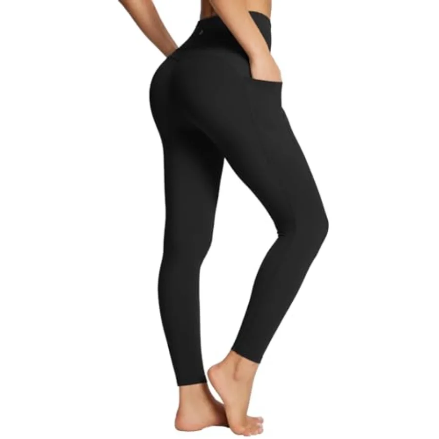 baleaf Women's Leggings with Pockets Tummy Control Workout High Waisted Athletic 7/8 Ultra Soft Gym Yoga Ankle Pants
baleaf Women's Leggings with Pockets Tummy Control Workout High Waisted Athletic 7/8 Ultra Soft Gym Yoga Ankle Pants