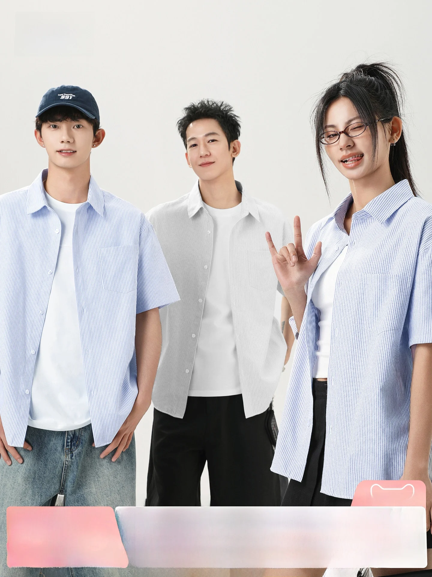 Snow Mid-Flight Short Sleeve Oxford Cloth Stripe Shirt Men's Commute Loose Outerwear Summer PCDBy Snow Mid-Flight
Snow Mid-Flight Short Sleeve Oxford Cloth Stripe Shirt Men's Commute Loose Outerwear Summer PCDBy Snow Mid-Flight