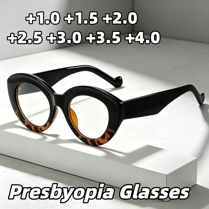 2026 New Large Frame Retro Cat Eye Presbyopia Glasses for Women Anti Blue Light High Definition Reading Eyewear +1.0 To +4.0
2026 New Large Frame Retro Cat Eye Presbyopia Glasses for Women Anti Blue Light High Definition Reading Eyewear +1.0 To +4.0