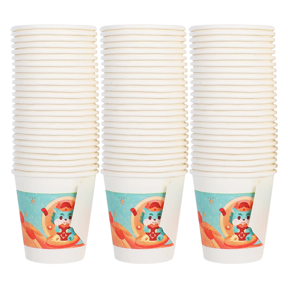 100 Pcs Handle Paper Cup Chinese Themed Cups New Year Tea Coffee Wedding Party for Beverages
100 Pcs Handle Paper Cup Chinese Themed Cups New Year Tea Coffee Wedding Party for Beverages