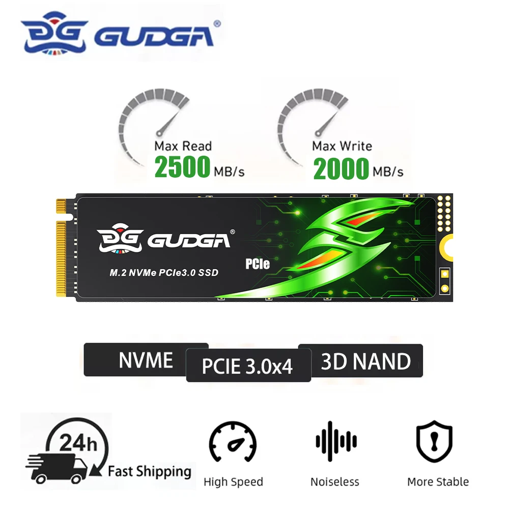 GUDGA M2 SSD NVMe 256GB 512GB 1TB 128GB M.2 NMVe 2280 PCIe 3.0 Hard Disk Internal Solid State Drive for Laptop Desktop
GUDGA M2 SSD NVMe 256GB 512GB 1TB 128GB M.2 NMVe 2280 PCIe 3.0 Hard Disk Internal Solid State Drive for Laptop Desktop