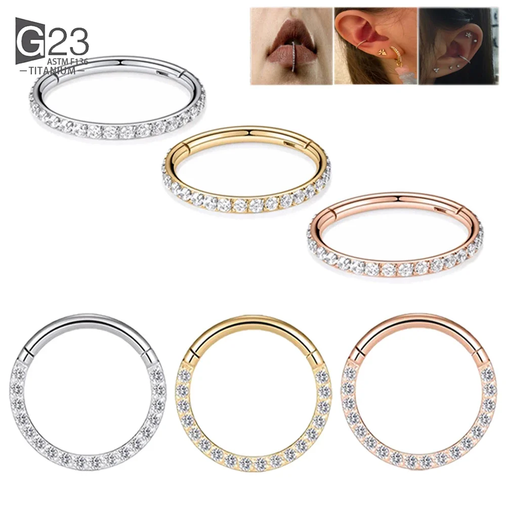 10pcs ASTM F136 G23 Titanium Hoop earrings For Women Nose Ring Button Perforate Earrings Body Luxury Zircon Cartilage Jewelry
10pcs ASTM F136 G23 Titanium Hoop earrings For Women Nose Ring Button Perforate Earrings Body Luxury Zircon Cartilage Jewelry