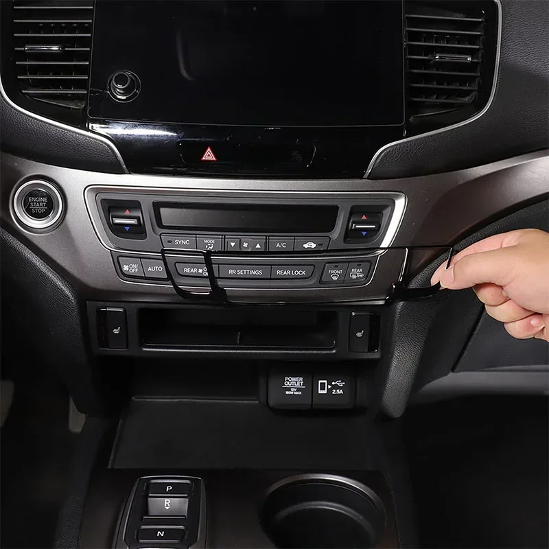 For Honda Pilot Passport 2016-22 PVC Black Car Central Air Conditioning Switch Frame Cover Trim Sticker Car Interior Accessories
For Honda Pilot Passport 2016-22 PVC Black Car Central Air Conditioning Switch Frame Cover Trim Sticker Car Interior Accessories