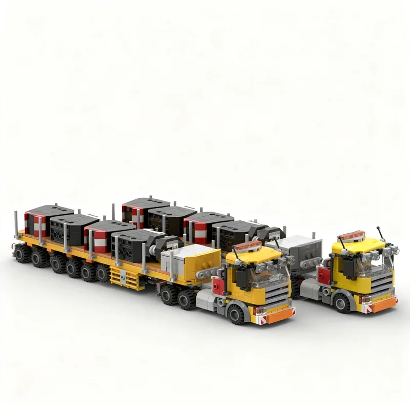 727Pcs Engineering Container Construction Truck And Ballast Flatbed Trailer Technology Creative Ideas Toy Gift Building Blocks
727Pcs Engineering Container Construction Truck And Ballast Flatbed Trailer Technology Creative Ideas Toy Gift Building Blocks