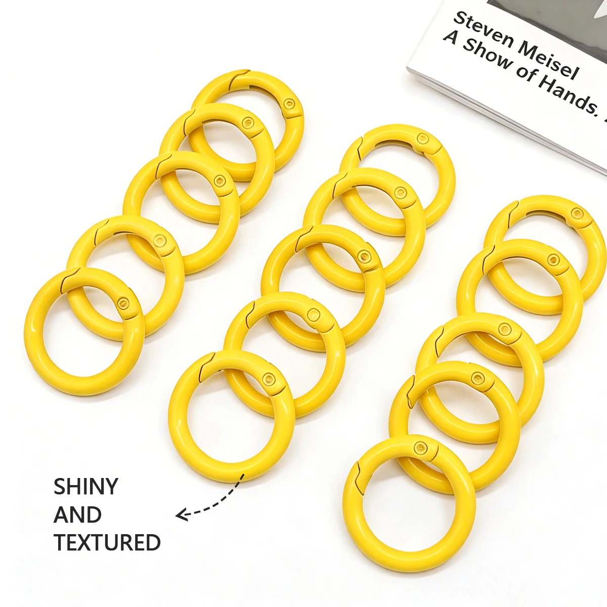 5/10Pcs Yellow 25mm Zinc Alloy Trigger Round Snap Keyring Buckle Snap Hook O Ring Buckle for Keychain Bag Purse DIY Accessories
5/10Pcs Yellow 25mm Zinc Alloy Trigger Round Snap Keyring Buckle Snap Hook O Ring Buckle for Keychain Bag Purse DIY Accessories