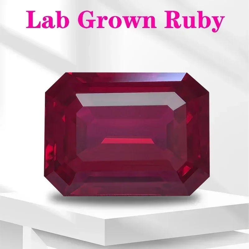 Emerald Cut Pigeon Blood Red Lab Grown Ruby VVS1 Gemstone Charms DIY Top Jewelry Making Materials Selectable AGL Certificate
Emerald Cut Pigeon Blood Red Lab Grown Ruby VVS1 Gemstone Charms DIY Top Jewelry Making Materials Selectable AGL Certificate