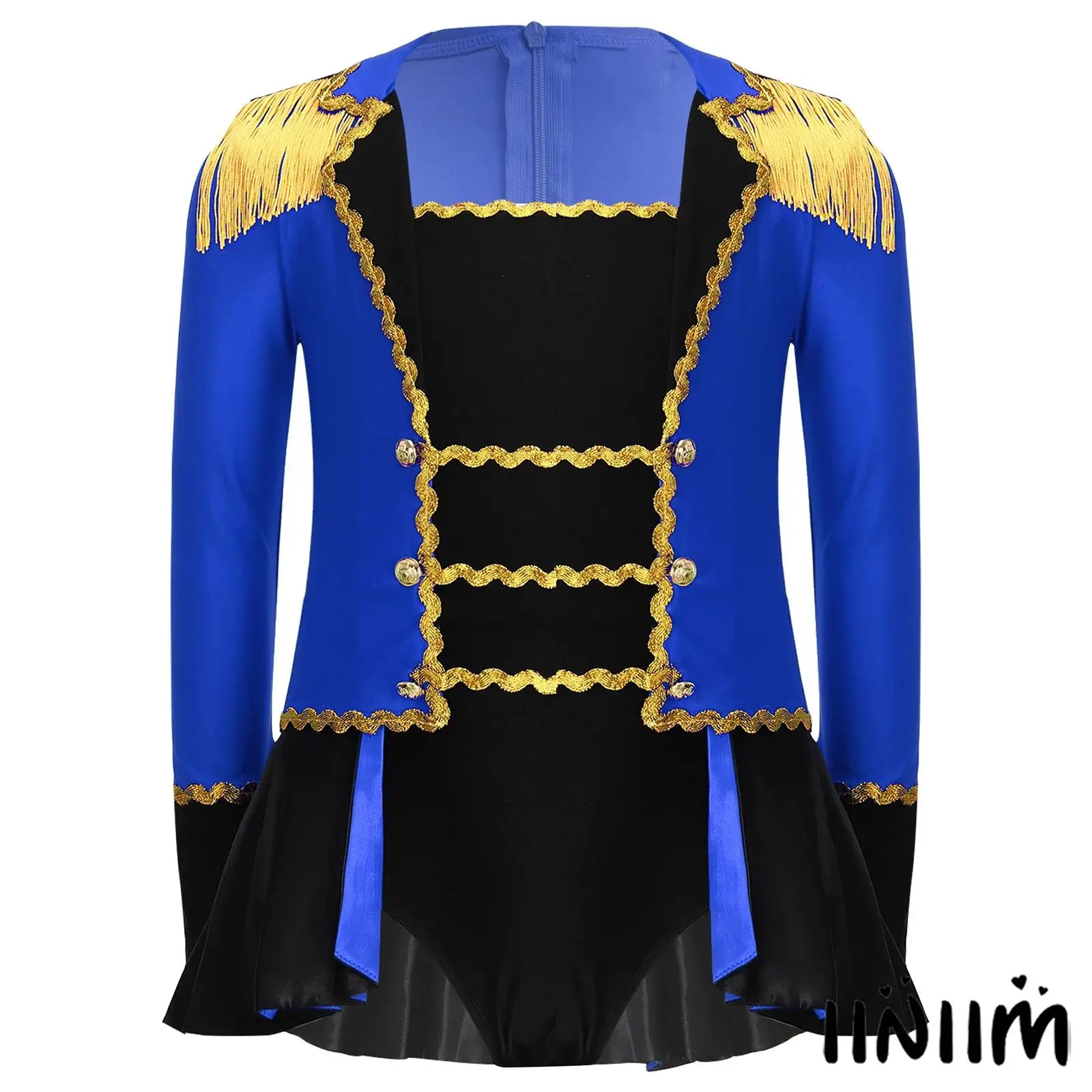 Kids Girls Circus Role-playing Costumes Long Sleeve Shoulder Epaulets Tassels Pleated Overlay Crotch Press Buttons Jumpsuit
Kids Girls Circus Role-playing Costumes Long Sleeve Shoulder Epaulets Tassels Pleated Overlay Crotch Press Buttons Jumpsuit
