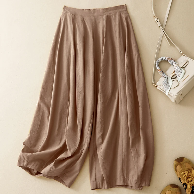 plus Size Women's Casual Pants Drawstring Wide Leg Lantern Pants Comfortable Casual Trousers High Waist Summer New Style
plus Size Women's Casual Pants Drawstring Wide Leg Lantern Pants Comfortable Casual Trousers High Waist Summer New Style