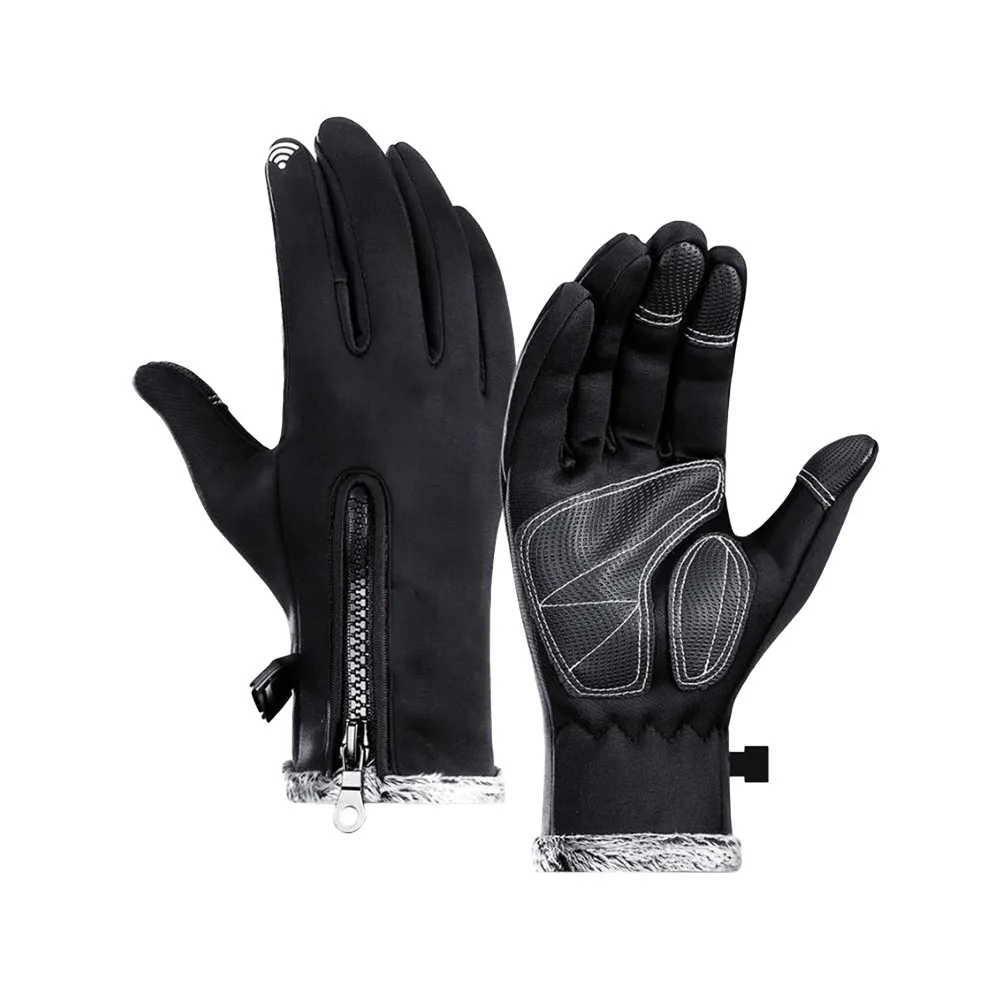 Warm Gloves Thicken Windproof Screen Touch Waterproof Gloves Size M Black Composite Material Anti Slip for Cycling Hiking
Warm Gloves Thicken Windproof Screen Touch Waterproof Gloves Size M Black Composite Material Anti Slip for Cycling Hiking