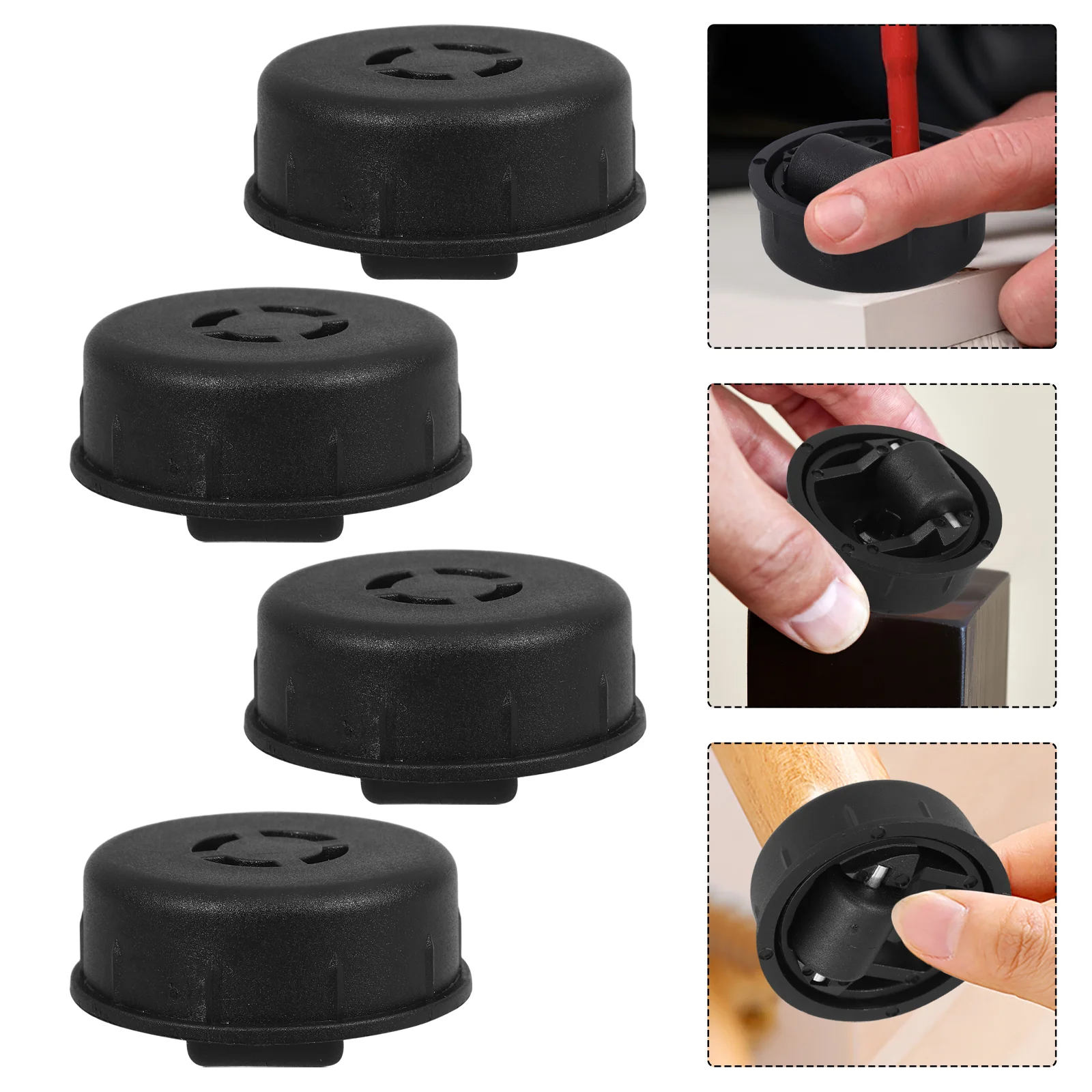 4 Pcs Furniture Casters Bed Frame Wheels for Office Accessories Desk Chair Chairs Invisible Appliance
4 Pcs Furniture Casters Bed Frame Wheels for Office Accessories Desk Chair Chairs Invisible Appliance