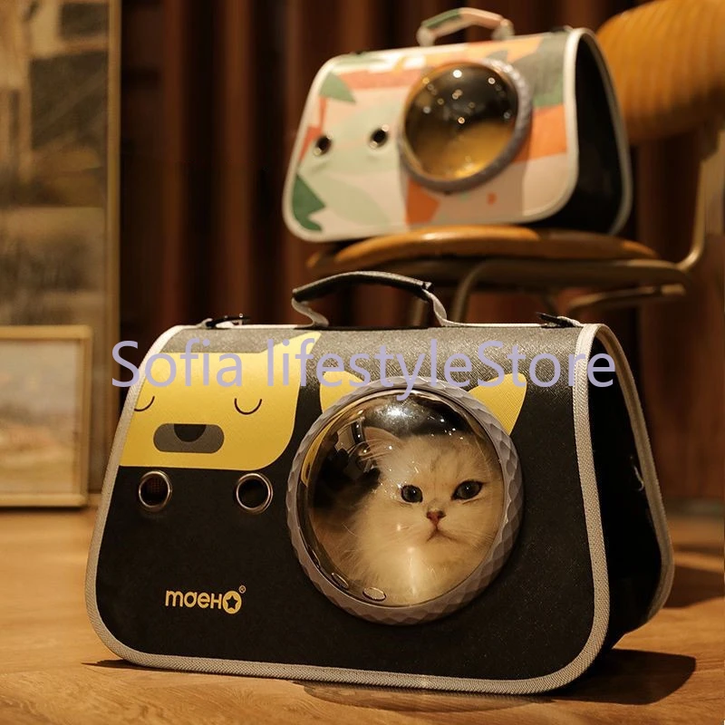Pet Transparent Bag New Portable Spacecraft Breathable Cat Bag Single Shoulder Cat Dog Bag Pet Supplies Cat Outgoing Bag
Pet Transparent Bag New Portable Spacecraft Breathable Cat Bag Single Shoulder Cat Dog Bag Pet Supplies Cat Outgoing Bag