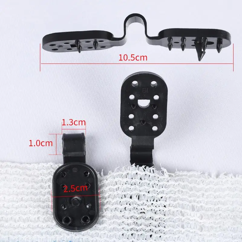 50Pcs Shade Cloth Clips Windproof Lightweight Shade Cloth Fix Clamp Awning Clamp Grip for Garden Netting Greenhouse Netting
50Pcs Shade Cloth Clips Windproof Lightweight Shade Cloth Fix Clamp Awning Clamp Grip for Garden Netting Greenhouse Netting